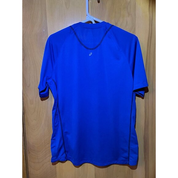 Asics Dri-Fit workout shirt - Bright Blue - Size Medium - Picture 2 of 4